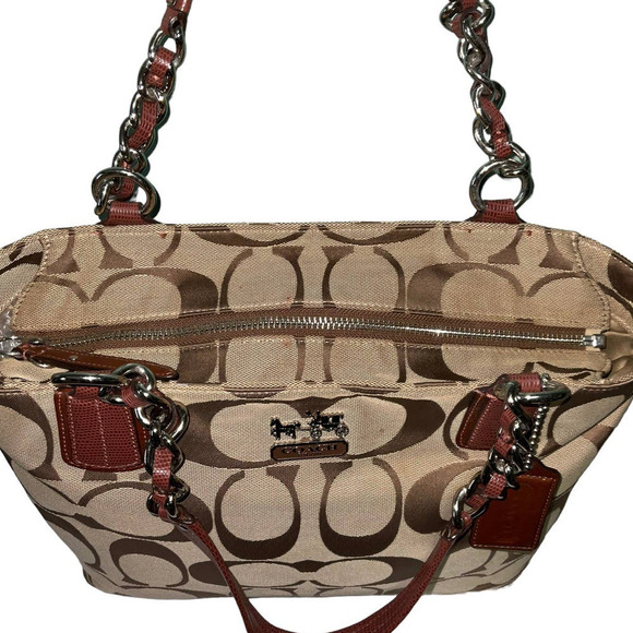 Coach Chelsea Signature Tote Bag Purse Style 18738 - Picture 3 of 16